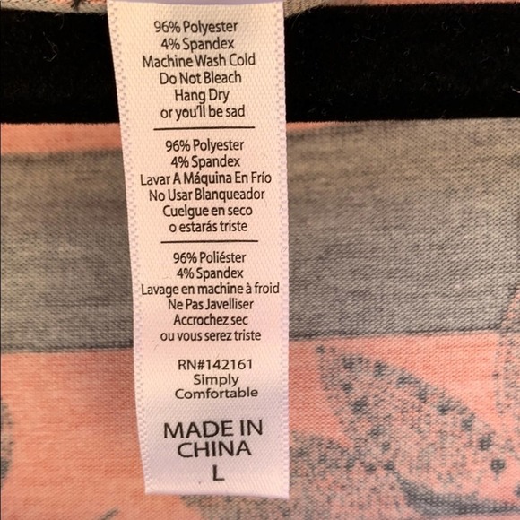 NWT Lularoe Classic T Striped Shirt Large - Picture 3 of 8